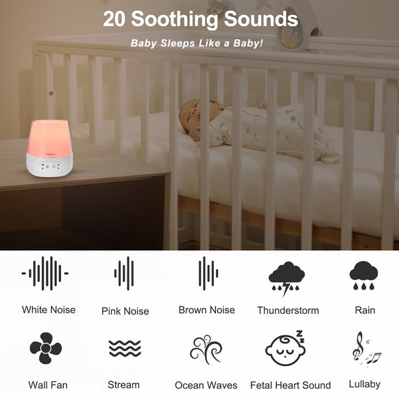 Sleepmac™ Classic White Noise Machine And Night Light