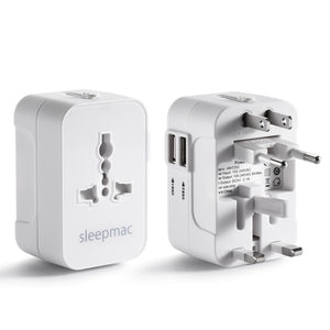 Open image in slideshow, Sleepmac Universal Travel Adapter; 200+ Countries
