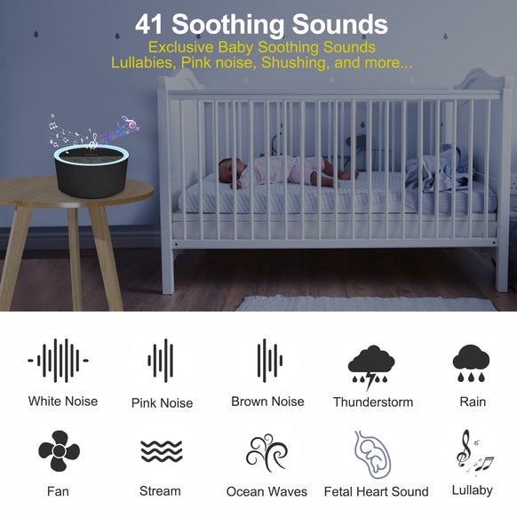 Sleepmac™ DualPlay Pink Noise Machine & Night Light