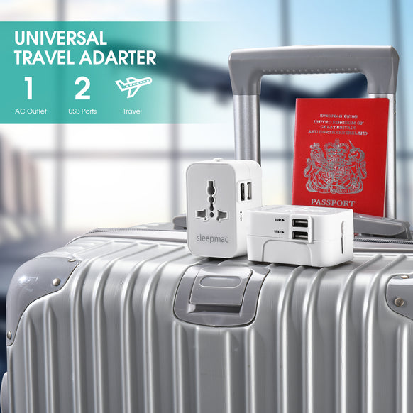 Sleepmac Universal Travel Adapter; 200+ Countries