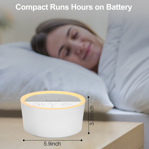 Sleepmac™ DualPlay Pink Noise Machine & Night Light