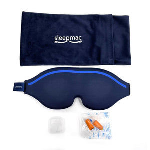 Glow-In-Dark 3D Luxury Eye Mask, 100% Blackout Sleep Mask, Zero Eye Pressure