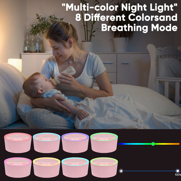 Sleepmac™ DualPlay Pink Noise Machine & Night Light